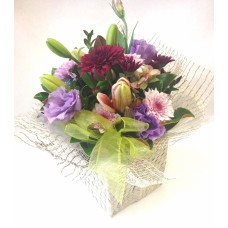 Kete Bag of Flowers - Mauves, Pink & Purple (Small)