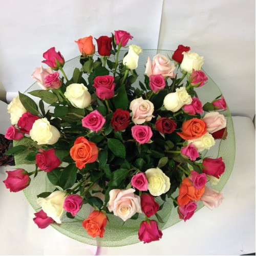 50 Mixed Roses