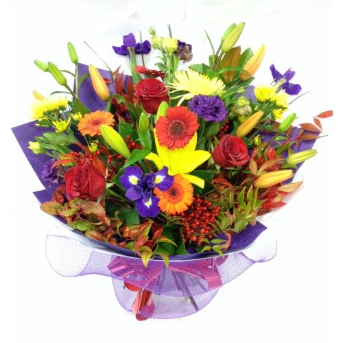 Large Mixed Bright Flowers