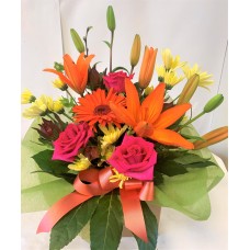 Bright Yellow, Hot Pink & Orange Square Waterbox