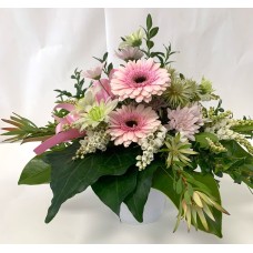 Pink Arrangement in a Pot