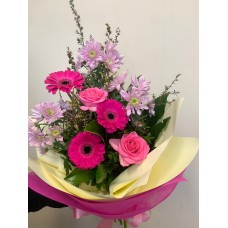 Pink Hand Tied Bouquet