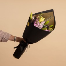 Pretty Pink Bouquet Wrapped