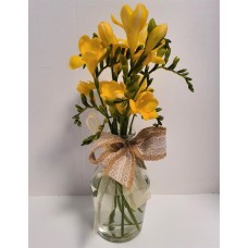 Freesias in Glass