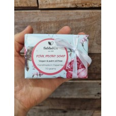 Fields and Co Pink Peony Gift Wrapped Soap