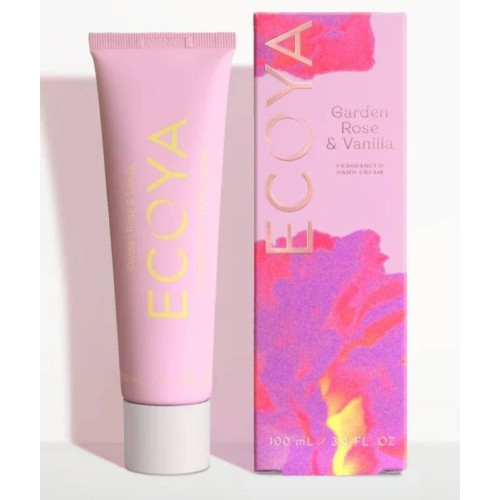 ECOYA Limited Edition Garden Rose & Vanilla Hand Cream