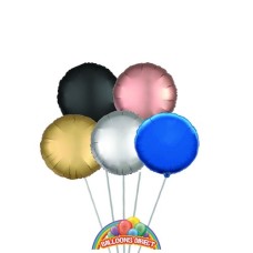 Coloured Round Balloon Bouquet (3 Balloon Bouquet)