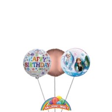 Disney Frozen Birthday Balloon Bouquet