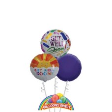 Get Well Soon Standard Balloon Bouquet