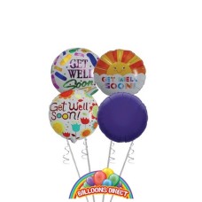Get Well Soon Premium Balloon Bouquet