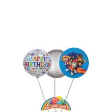 Paw Patrol Birthday Balloon Bouquet