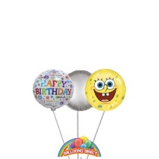 SpongeBob SquarePants Birthday Balloon Bouquet