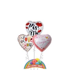 Valentines Day Standard Love Balloon Bouquet