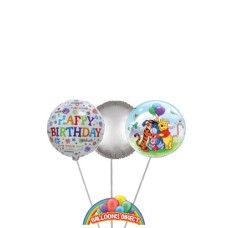 Winnie the Pooh Birthday Balloon Bouquet