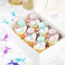Topped Cupcakes – Mermaid (6 pieces)
