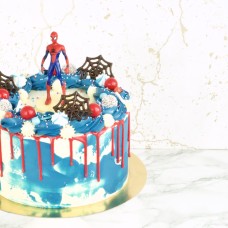 Spiderman Drip Cake (12 - 15 Persons (18cm))