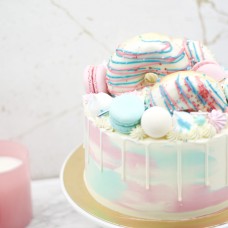 Lovely Gender Reveal Cake