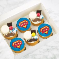 Super Dad Cupcakes (6 pieces)