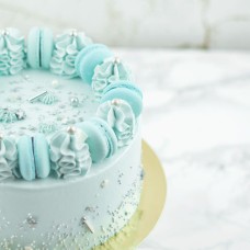 Baby Blue Cake (12 - 15 Persons (18cm))