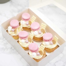 Topped Cupcakes – Pink (6 pieces)