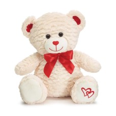 Loving Teddy with Heart Shaped Nose