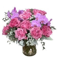 Country Blues Rose Bouquet (Standard)