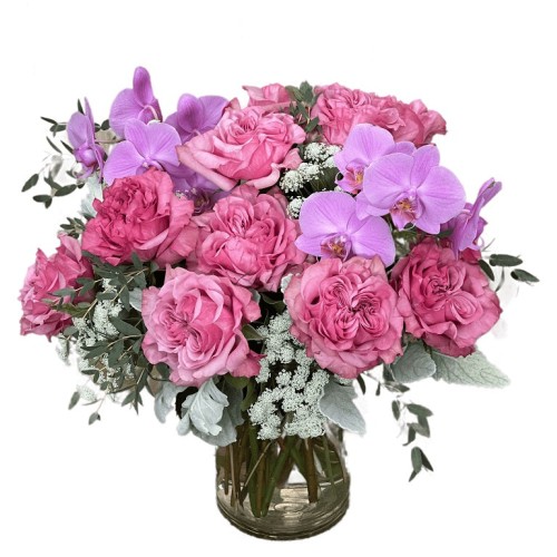 Country Blues Rose Bouquet (Standard)
