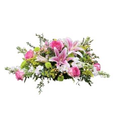 Soft Pastel Spring Centerpiece