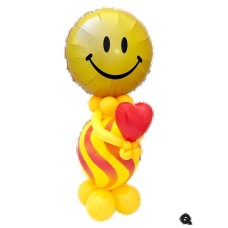 Smiley saying I Love You Balloon Sculpture