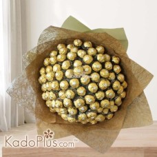 Buket Coklat: 100 Ferrero Bouquet