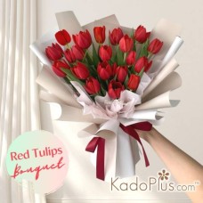 Buket Bunga: Burst of Tulips