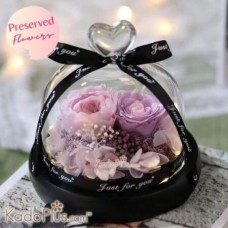 Eternity Preserved Rose Lavender & Pink