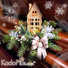 White Winter House Arrangement