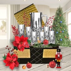 Hampers Natal Crystal: Crystal Jug Set