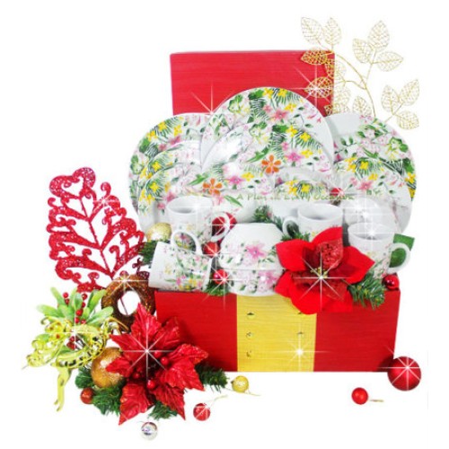 Parcel Keramik Natal: Dinner Set 1