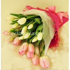 Buket Bunga Tulip: Bouquet of Tulips Kisses
