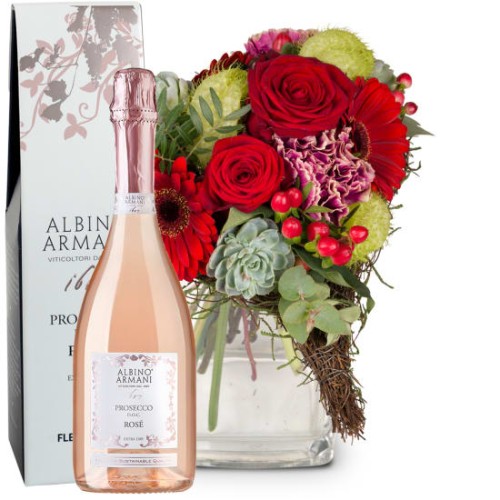 Only for You with Prosecco Rose Albino Armani DOC (Minimum)