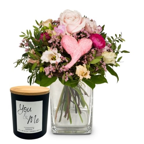 Butterflies in your stomach with scented candle «You & Me» from ChrÃ¼terei