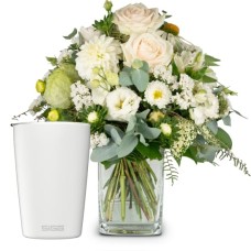 Summer Pearl with SIGG travel mug NESO Cup Pure Ceram White 0.3L (Minimum)