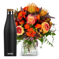 Spirit of Indian Summer with SIGG water bottle Meridian Black 0.5L (Minimum)