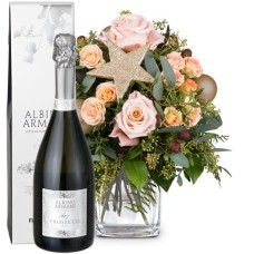 Shooting Star Bouquet with Prosecco Albino Armani DOC (Minimum)