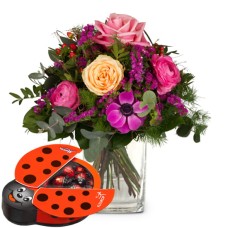 Sweet Surprise with Munz chocolate ladybird (Minimum)