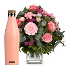 Fairy Tale in Pink with SIGG water bottle Meridian Shy Pink 0.5L (Premium)