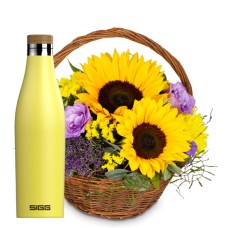 Power of Summer with SIGG water bottle Meridian Ultra Lemon 0.5L (Minimum)