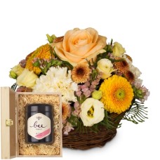 Bright Surprise with Bee-Family Swiss blossom honey (Minimum)