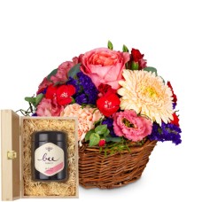 Melody of Color with Bee-Family Swiss blossom honey (Minimum)