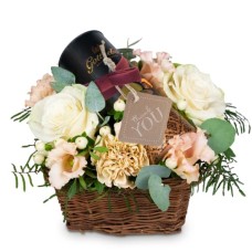 Excellence with Gottlieber cocoa almonds and hanging gift tag «Thank You» (Minimum)