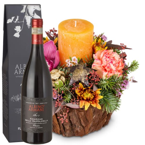 Festive Advent light with Amarone Albino Armani DOCG (Minimum)