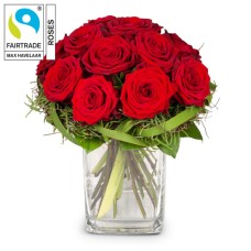 Small Pearl of Roses with Fairtrade Max Havelaar-Roses (Minimum)