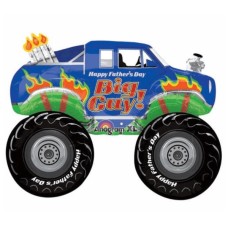 HFD Monster Truck SuperShape Balloon 31 X 23in